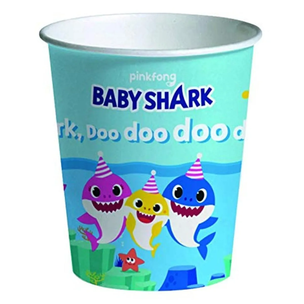 BABY SHARK Artículos De Fiesta Y Regalos*8 vasos