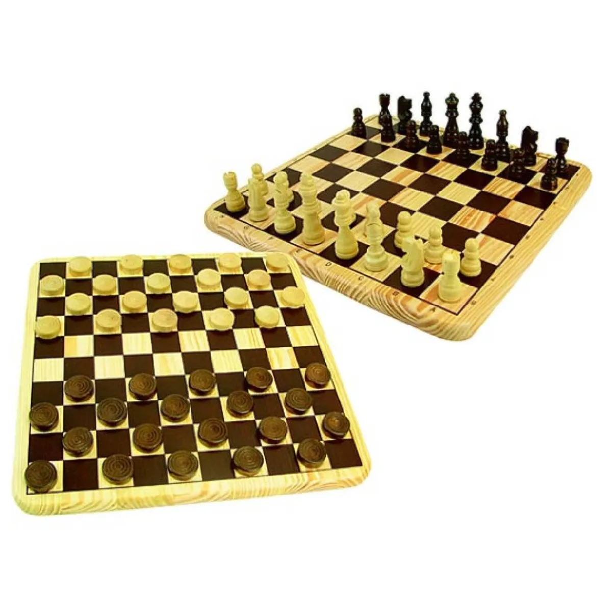 ZIG ZAG Juegos Y Puzzles|Friki Zone*Ajedrez y Damas de madera - juego de mesa