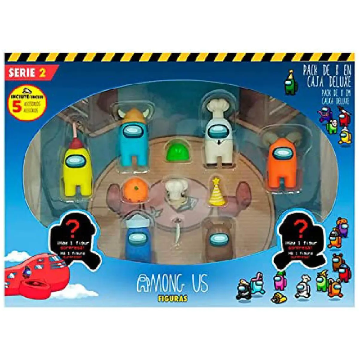 BIZAK Figuras De Acción*Among Us - Pack 8 figuras y accesorios (varios modelos)