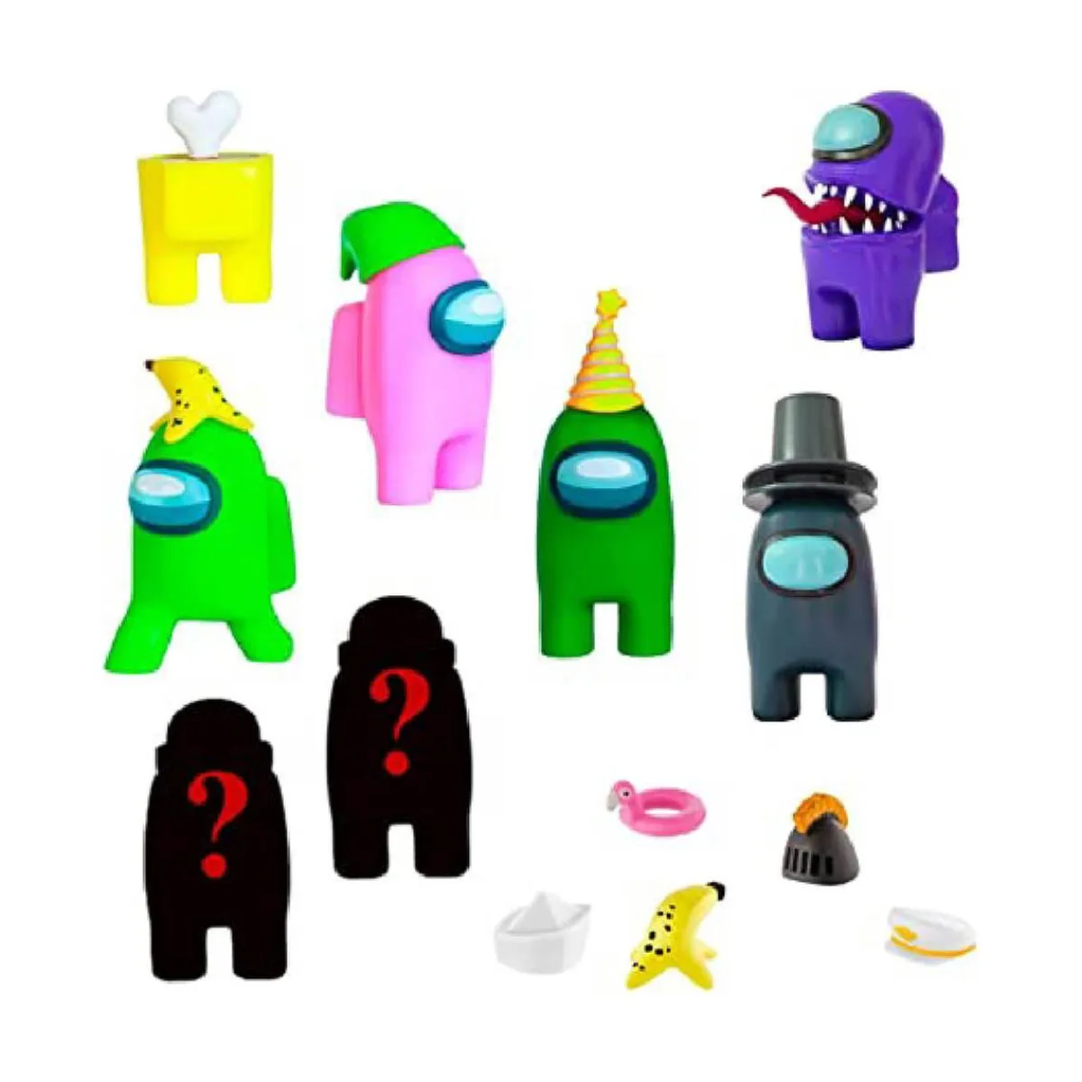 BIZAK Figuras De Acción*Among Us - Pack 8 figuras y accesorios (varios modelos)