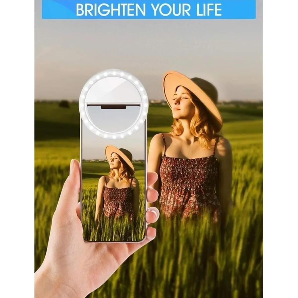 KLACK EUROPE Figuras De Acción*Anillo LED mini para móvil