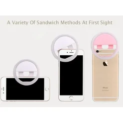 KLACK EUROPE Figuras De Acción*Anillo LED mini para móvil