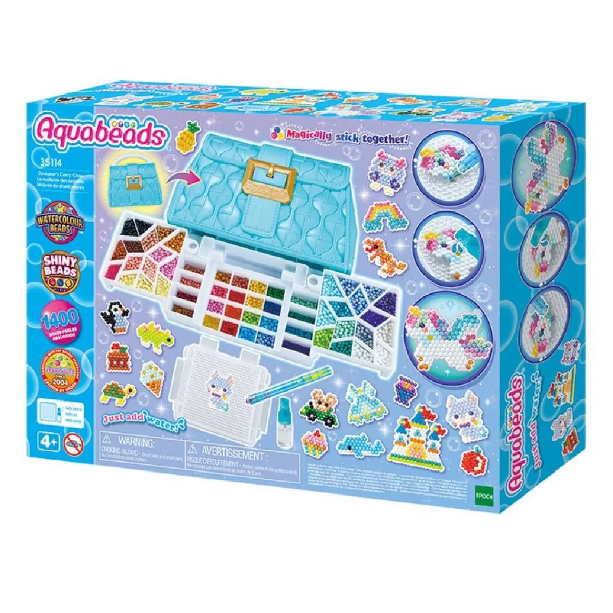 EPOCH PARA IMAGINAR S.L. Arte Y Manualidades*Aquabeads - Maletín de Diseñadores