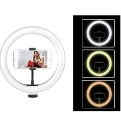 KLACK EUROPE Figuras De Acción*Aro de luz 26 cm Led 3 modos de color con trípode 210 cm