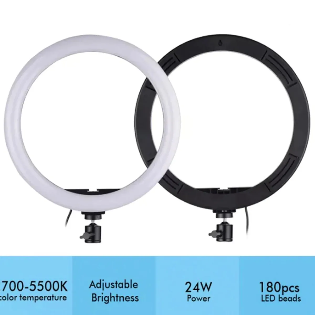 KLACK EUROPE Figuras De Acción*Aro de luz 26 cm Led 3 modos de color con trípode 210 cm