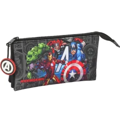 SAFTA Material Escolar*Avengers - Portatodo Triple - Colección Vendetta
