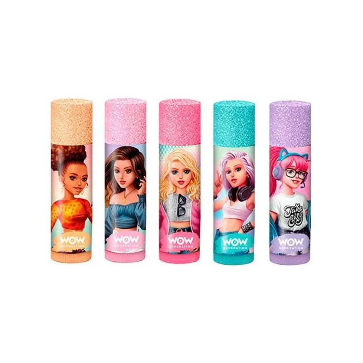 KIDS EUROSWAN S.L. Coleccionables Y Mini Mundos*Balsamos labiales de sabores Wow multicolor ㅤ