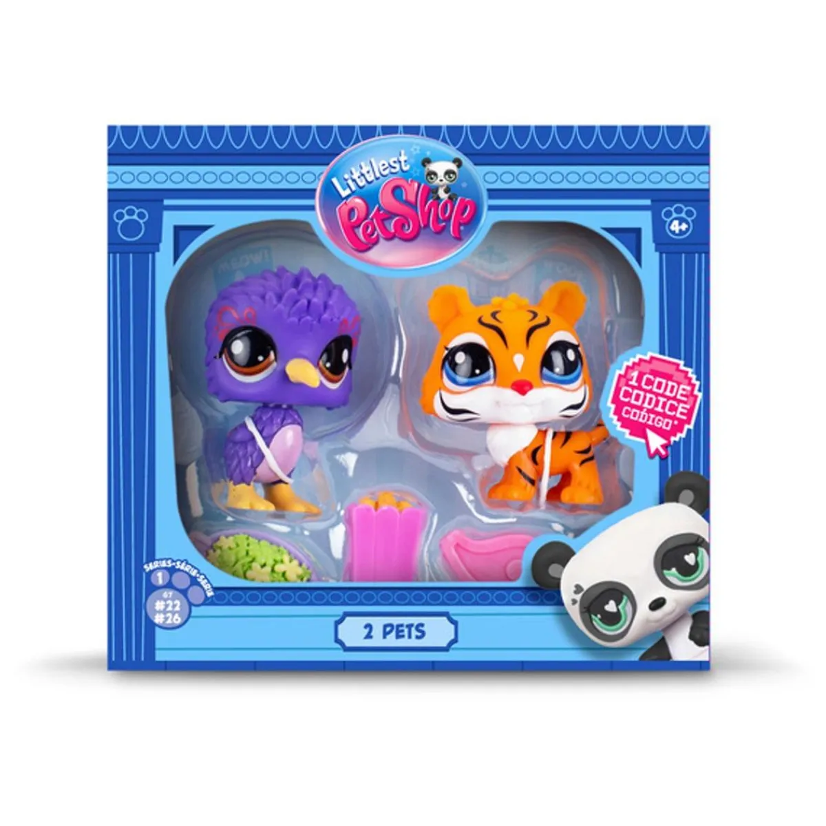 LITTLEST PET SHOP Coleccionables Y Mini Mundos*Bandai - Littlest PetShop - Dúo de Figuras (Varios modelos) ㅤ