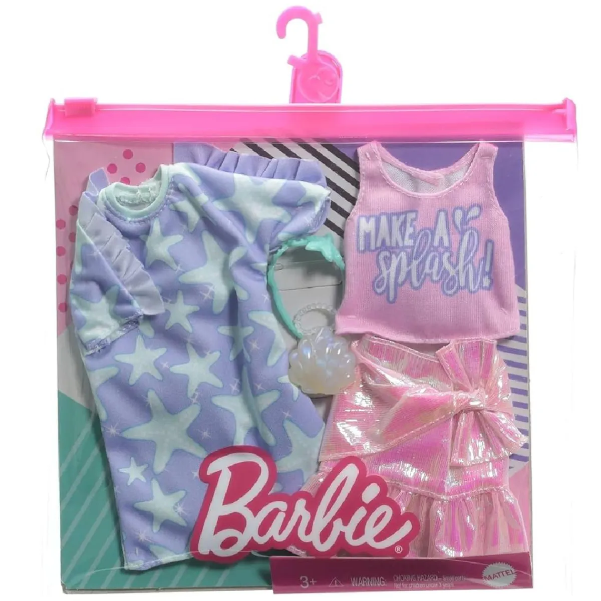 MATTEL Muñecas*Barbie - 2 pack de vestidos y accesorios de moda (Varios modelos)