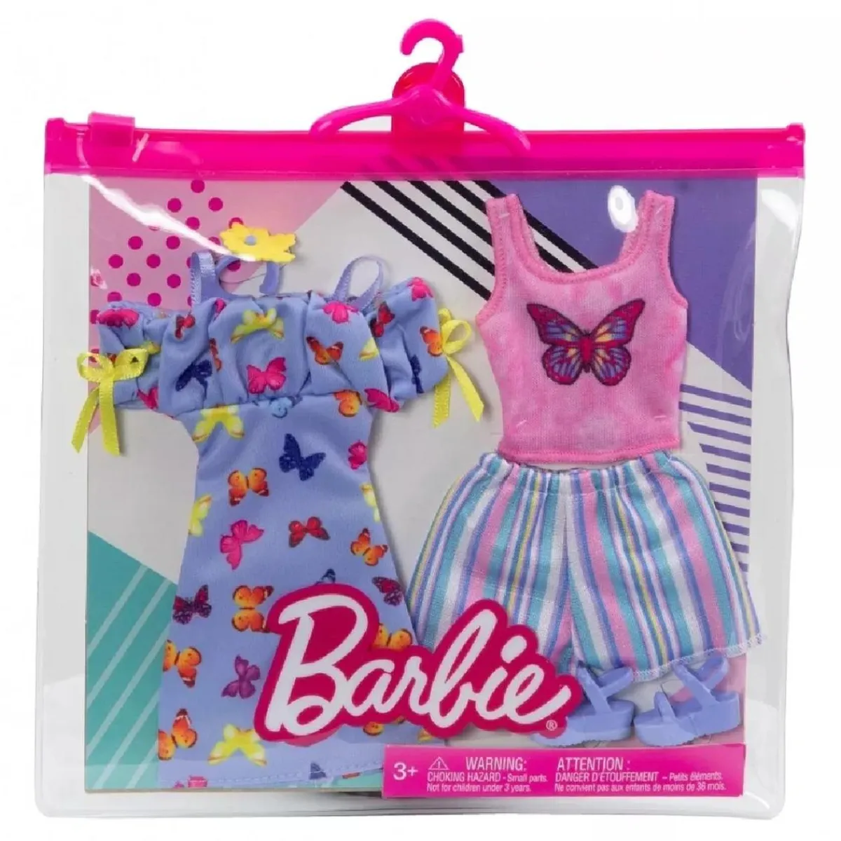 MATTEL Muñecas*Barbie - 2 pack de vestidos y accesorios de moda (Varios modelos)