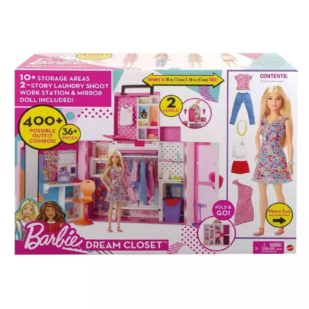 MATTEL Muñecas*Barbie - Armario de ensueño 2.0