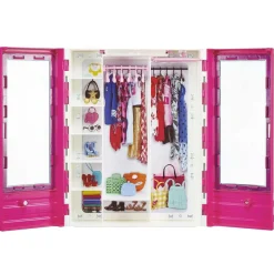 BARBIE Muñecas*- y Ken con vehículo y armario