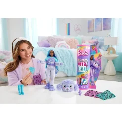 MATTEL Muñecas*Barbie - Cutie Reveal Camisetas Cozy Caniche
