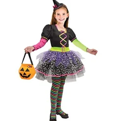 TOYS "R" US Disfraces|Halloween*Barbie - Disfraz de Brujita multicolor 4-5 años