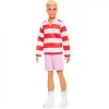 MATTEL Muñecas*Barbie - Ken Fashionista con polo de rayas