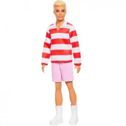 MATTEL Muñecas*Barbie - Ken Fashionista con polo de rayas