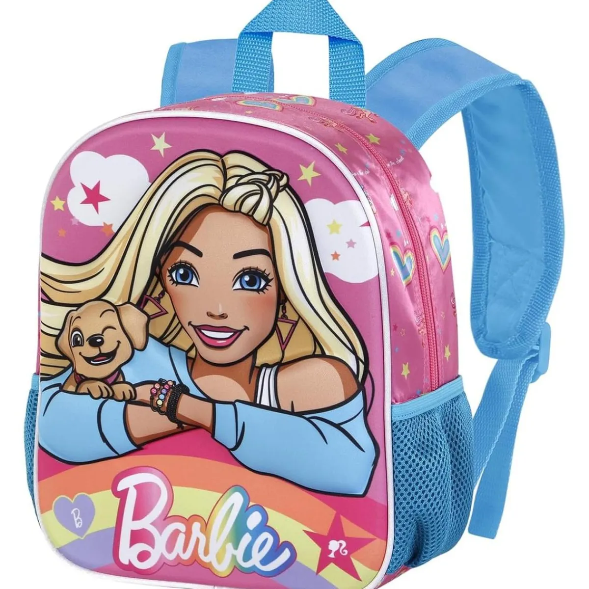 KARACTER MANIA Material Escolar*Barbie - Mochila preescolar 3D rosa 8.5L ㅤ