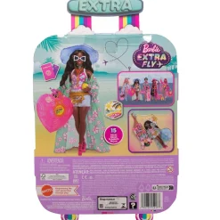 MATTEL Muñecas*Barbie - Muñeca articulada con conjunto de moda y accesorios de viaje ㅤ