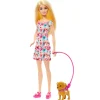 MATTEL Muñecas*Barbie - Muñeca Barbie con cachorros y accesorios de mascotas ㅤ