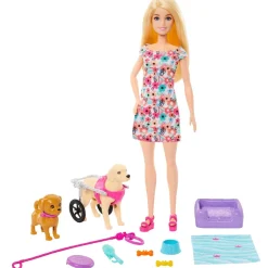 MATTEL Muñecas*Barbie - Muñeca Barbie con cachorros y accesorios de mascotas ㅤ