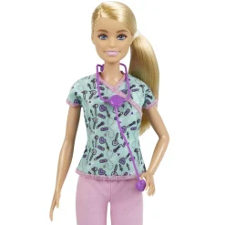 MATTEL Muñecas*Barbie - Muñeca Barbie enfermera con accesorios ㅤ