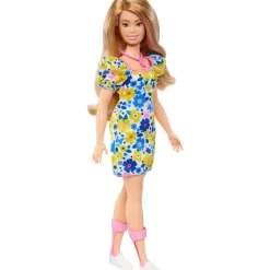 MATTEL Muñecas*Barbie - Muñeca Barbie Fashionista con vestido de flores y accesorios de moda ㅤ