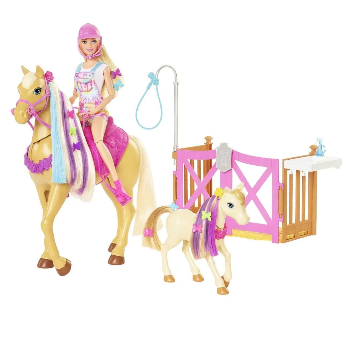 BARBIE Muñecas*- Muñeca con caballo y poni