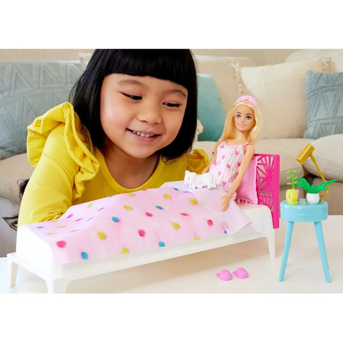 MATTEL Muñecas*Barbie - Muñeca con dormitorio y accesorios incluidos ㅤ