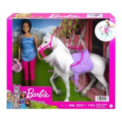 MATTEL Muñecas*Barbie - Muñeca equitación con caballo