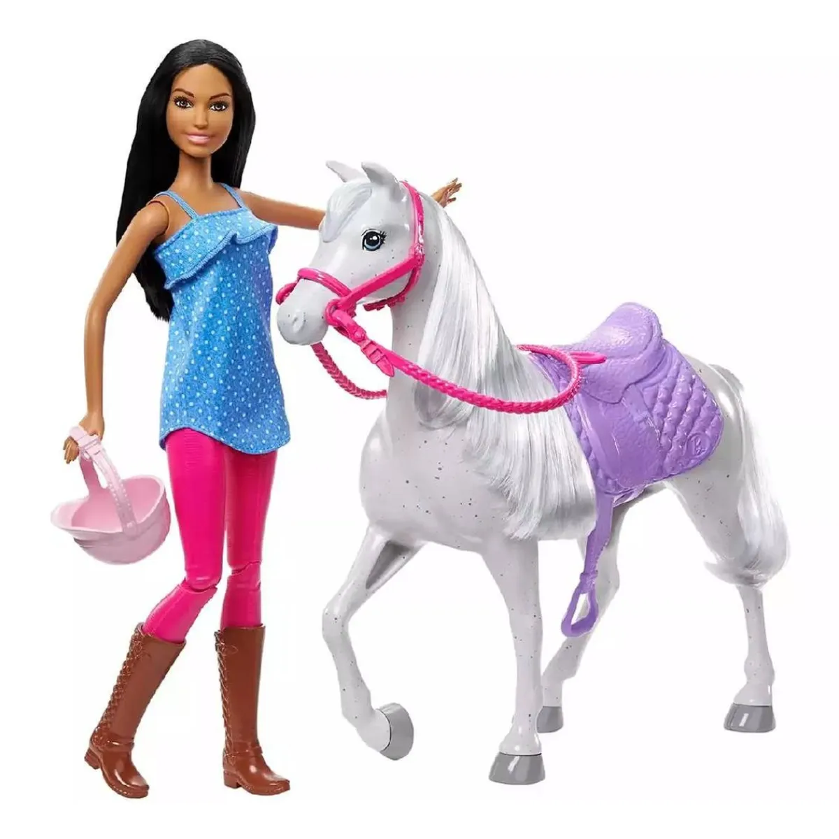 MATTEL Muñecas*Barbie - Muñeca equitación con caballo
