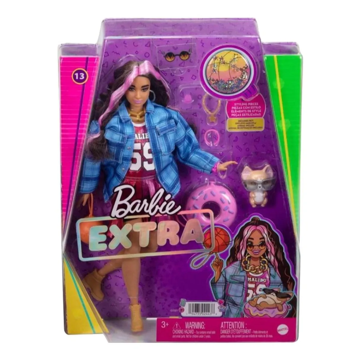 MATTEL Muñecas*Barbie - Muñeca Extra - Camiseta de Baloncesto