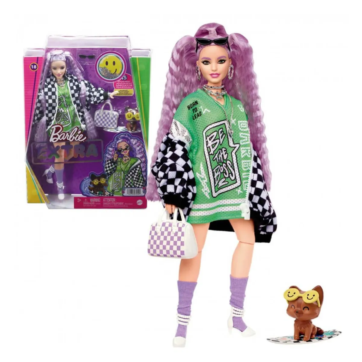 MATTEL Muñecas*Barbie - Muñeca Extra - Chaqueta de carreras