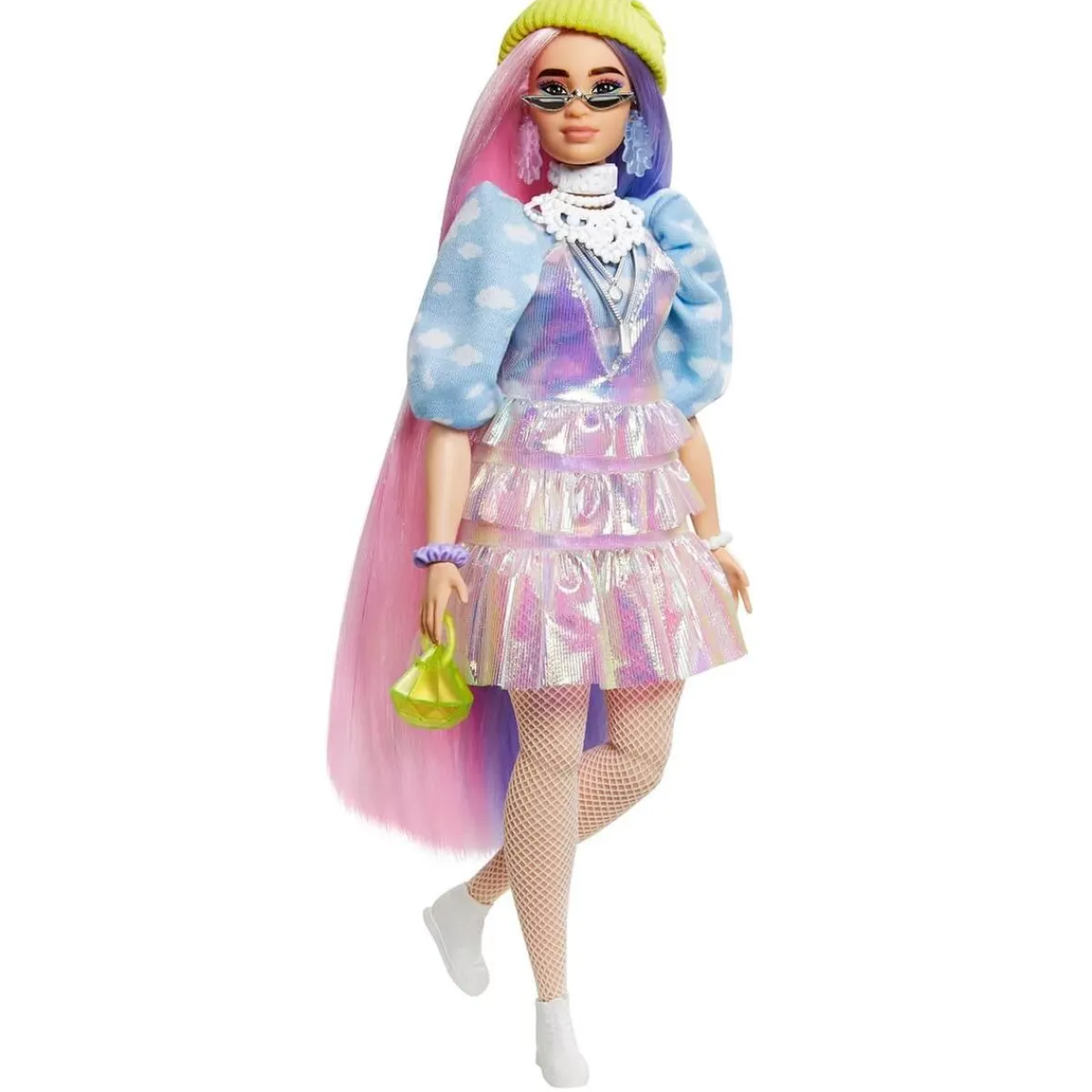 BARBIE Muñecas*- Muñeca Extra - Pelo rosado y violeta