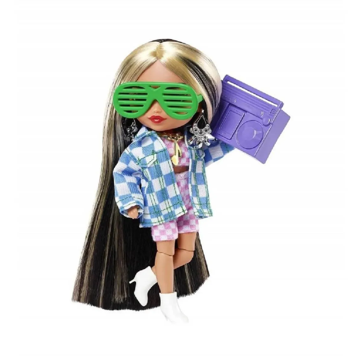 BARBIE Muñecas*- Muñeca extra mini chaqueta de cuadros