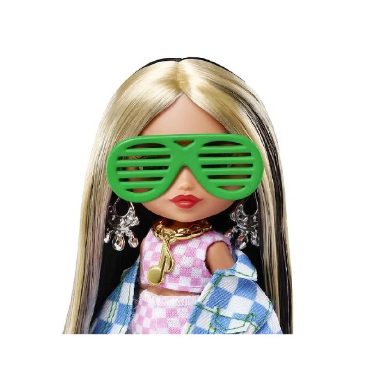 BARBIE Muñecas*- Muñeca extra mini chaqueta de cuadros