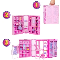 MATTEL Muñecas*Barbie - Muñeca fashion dream closet con ropa