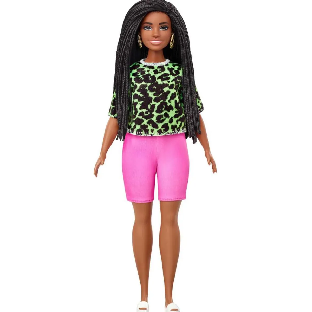 BARBIE Muñecas*- Muñeca Fashionista - Camiseta neón leopardo