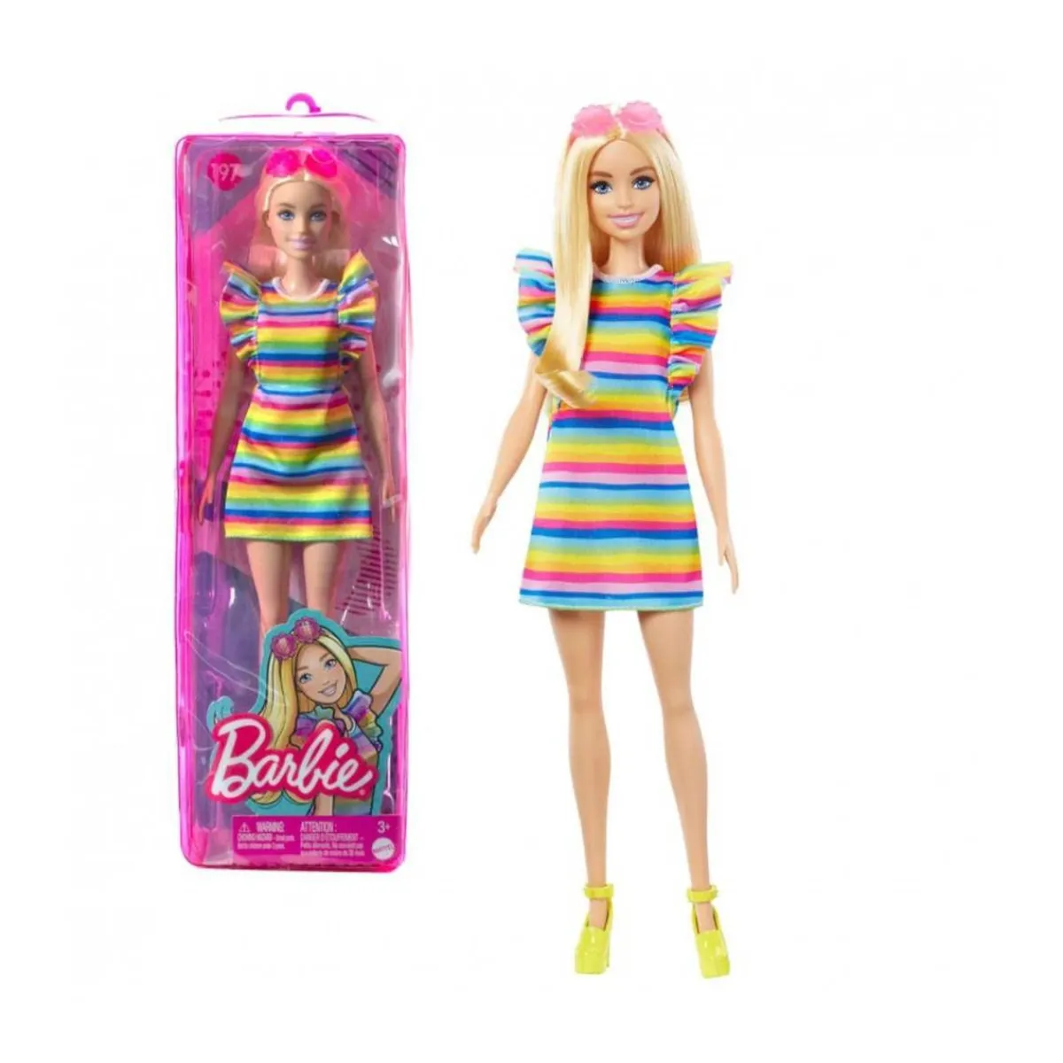 MATTEL Muñecas*Barbie - Muñeca Fashionista con ortodoncia