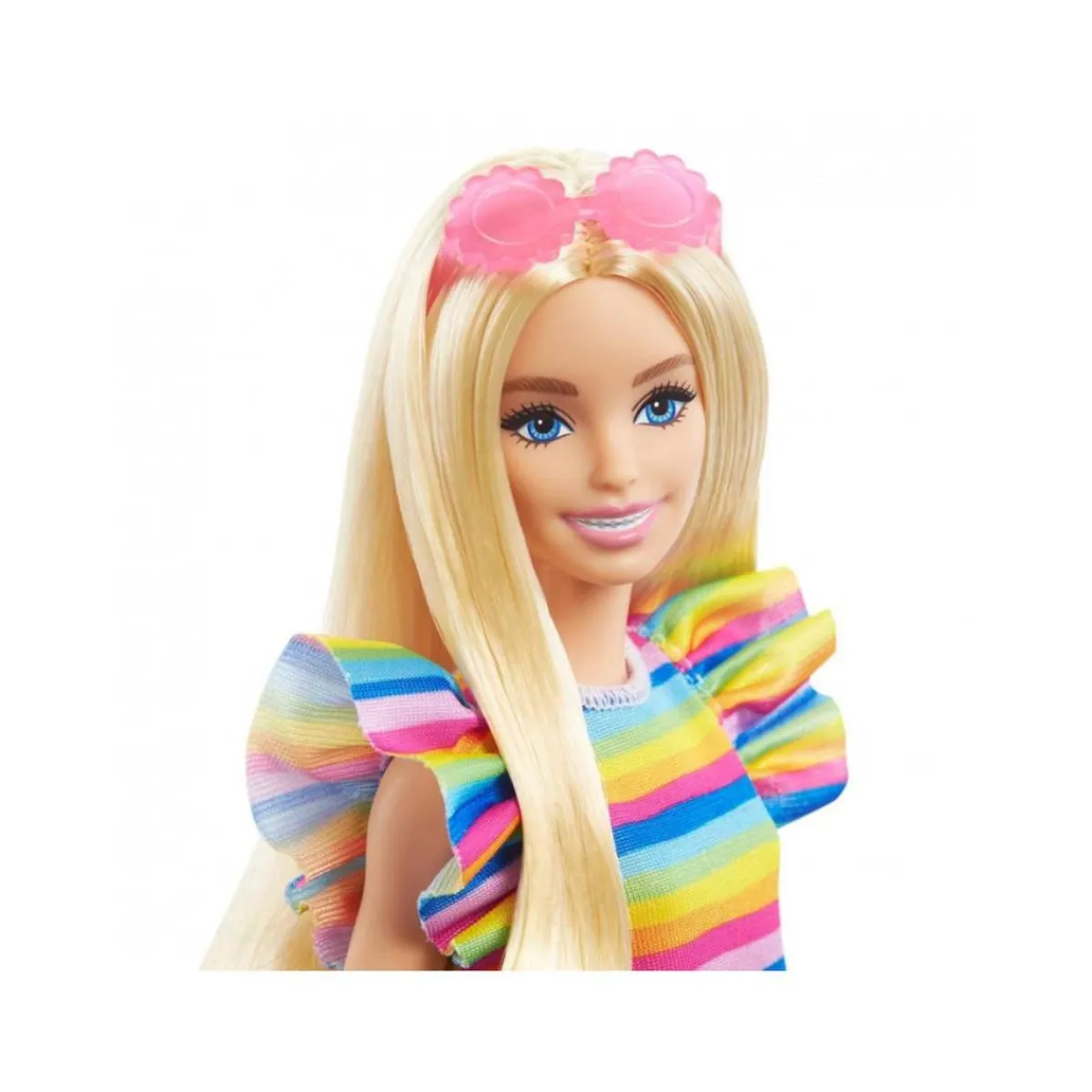 MATTEL Muñecas*Barbie - Muñeca Fashionista con ortodoncia