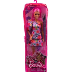 MATTEL Muñecas*Barbie - Muñeca Fashionista con Gafas y Vestido Floral ㅤ