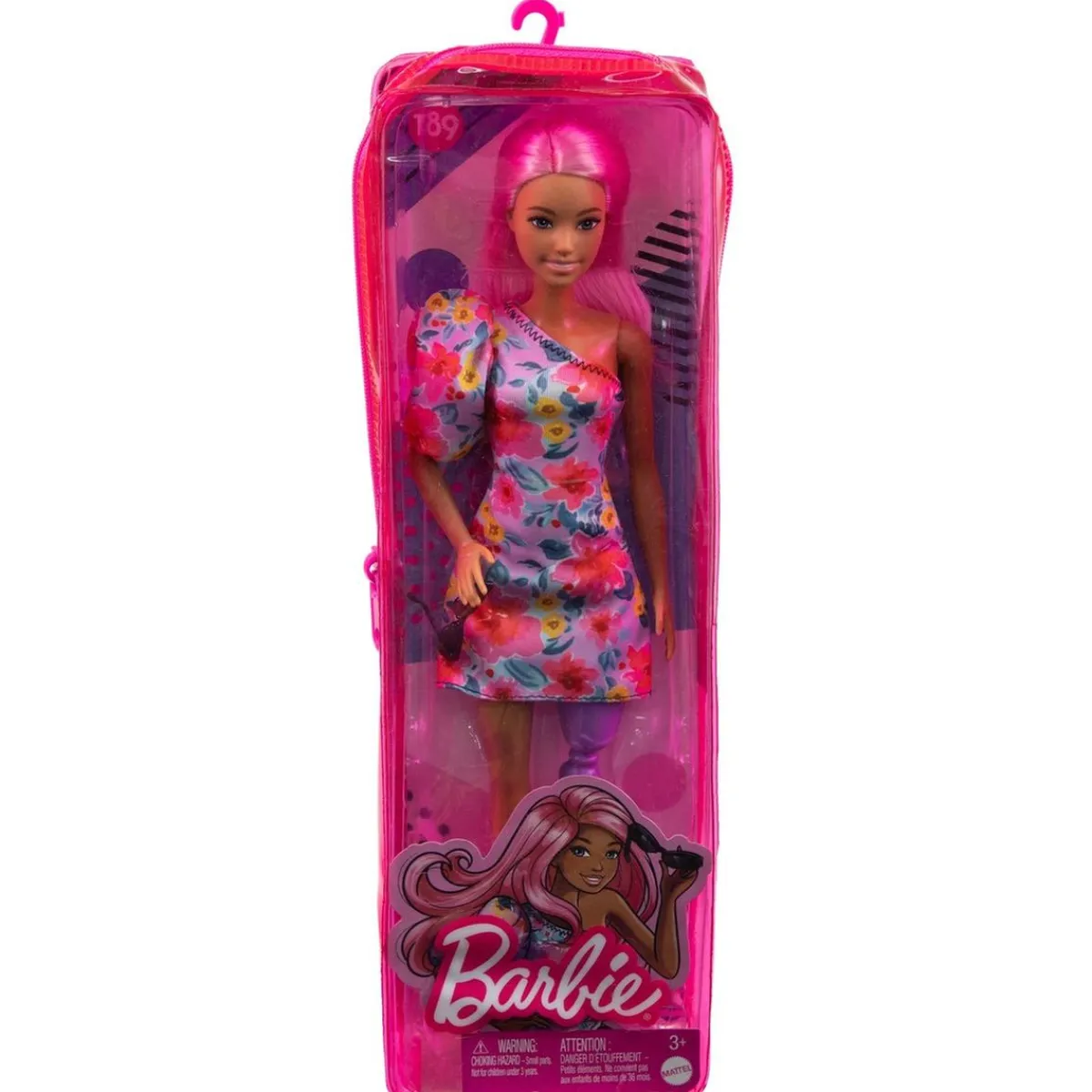 MATTEL Muñecas*Barbie - Muñeca Fashionista con Gafas y Vestido Floral ㅤ