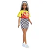 BARBIE Muñecas*- Muñeca fashionista - Top con llamas y falda a cuadros