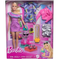 MATTEL Muñecas*Barbie - Muñeca Fashionista 3 modas de noche