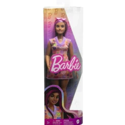 MATTEL Muñecas*Barbie - Muñeca Fashionista con vestido de corazones y accesorios de moda ㅤ