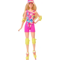 MATTEL Muñecas*Barbie - Muñeca Patinadora con Outfit Neón y Accesorios ㅤ