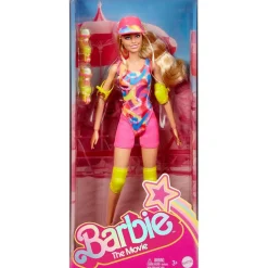 MATTEL Muñecas*Barbie - Muñeca Patinadora con Outfit Neón y Accesorios ㅤ