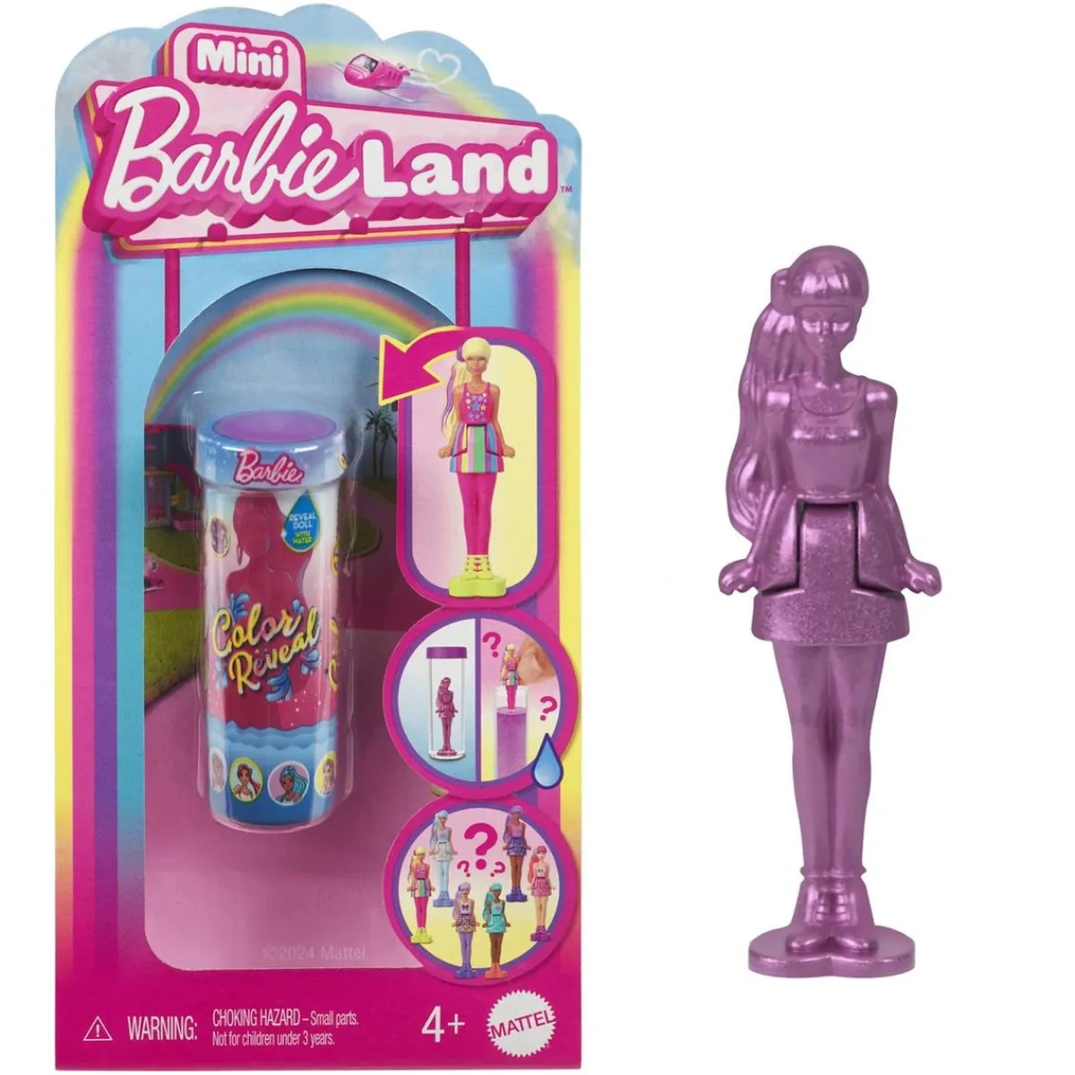 BARBIE Muñecas*- Muñeca sorpresa Mini Land Color Reveal (Varios modelos)
