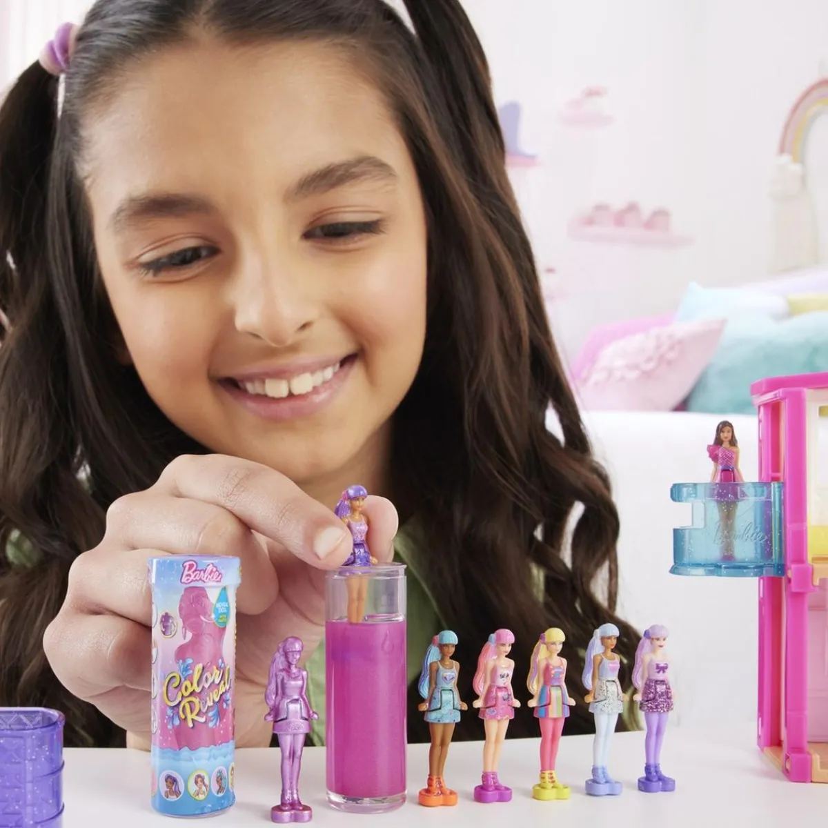 BARBIE Muñecas*- Muñeca sorpresa Mini Land Color Reveal (Varios modelos)