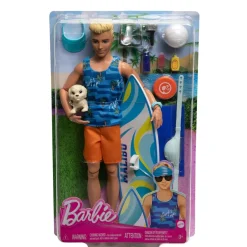 MATTEL Muñecas*Barbie - Muñeco Ken con tabla de surf ㅤ