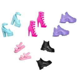 MATTEL Muñecas*Barbie - Pack de 5 pares de zapatos